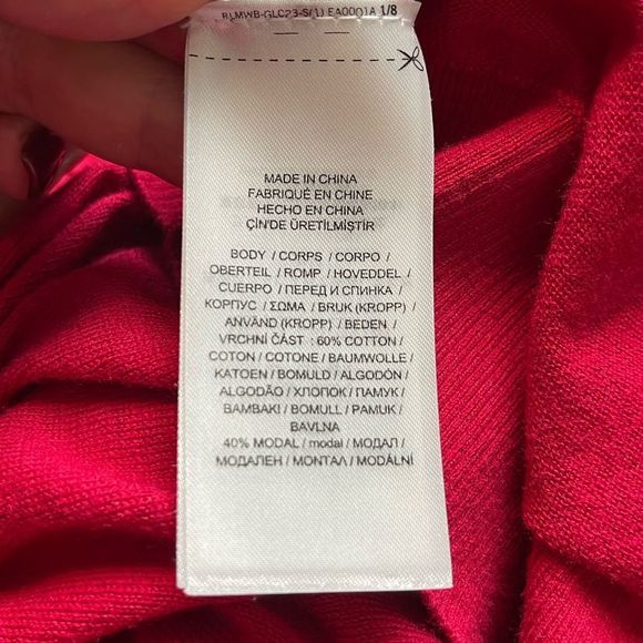 LAUREN Ralph Lauren Ruffle Trim Jersey Sweater Size 2X - Picture 10 of 11